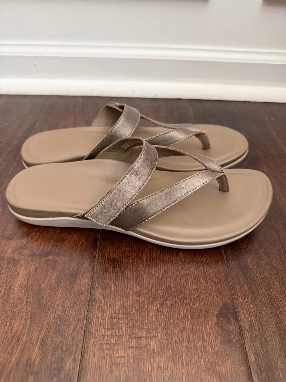 ABEO metallic Oasis Thong Sandal 11